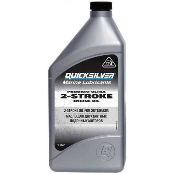 Масло Quicksilver 2-stroke Premium Ultra TCW3 1л 92-8M0170003 в Туле