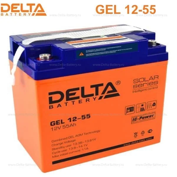 Аккумуляторная батарея Delta GEL 12-55 в Туле