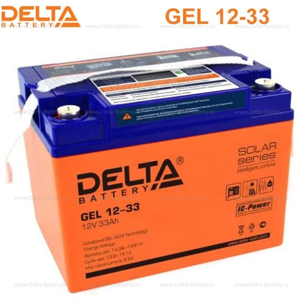 Аккумуляторная батарея Delta GEL 12-33 в Туле