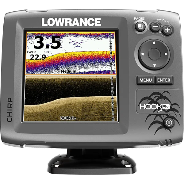 Эхолот Lowrance Hook-5 Mid/High/DownScan в Туле