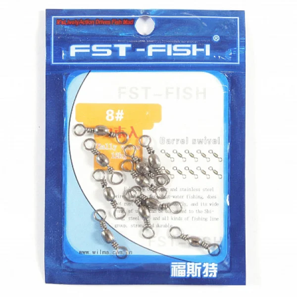 Вертлюг FST-Fish №8, 10 шт в Туле