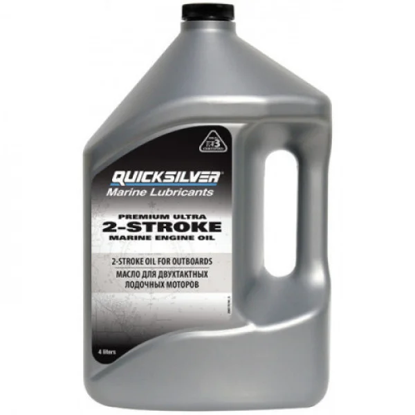 Масло Quicksilver 2-stroke Premium Ultra TCW3 4л 92-8M0170005 в Туле